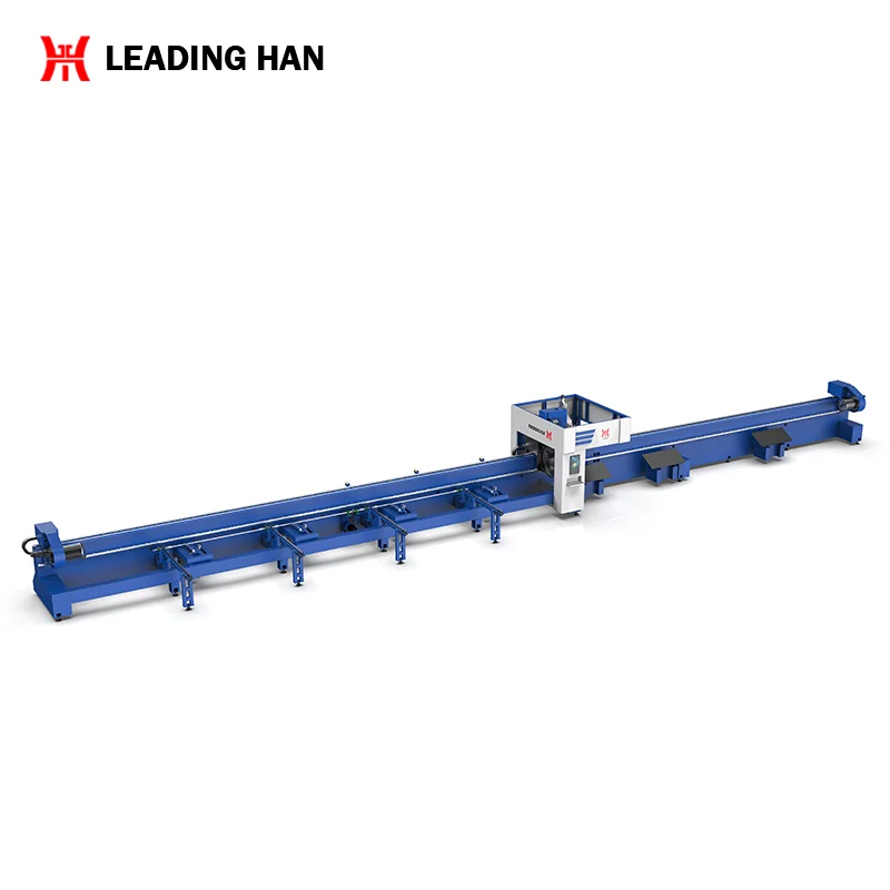Three-Chuck Semi-Automatic Tube Cutting Machine