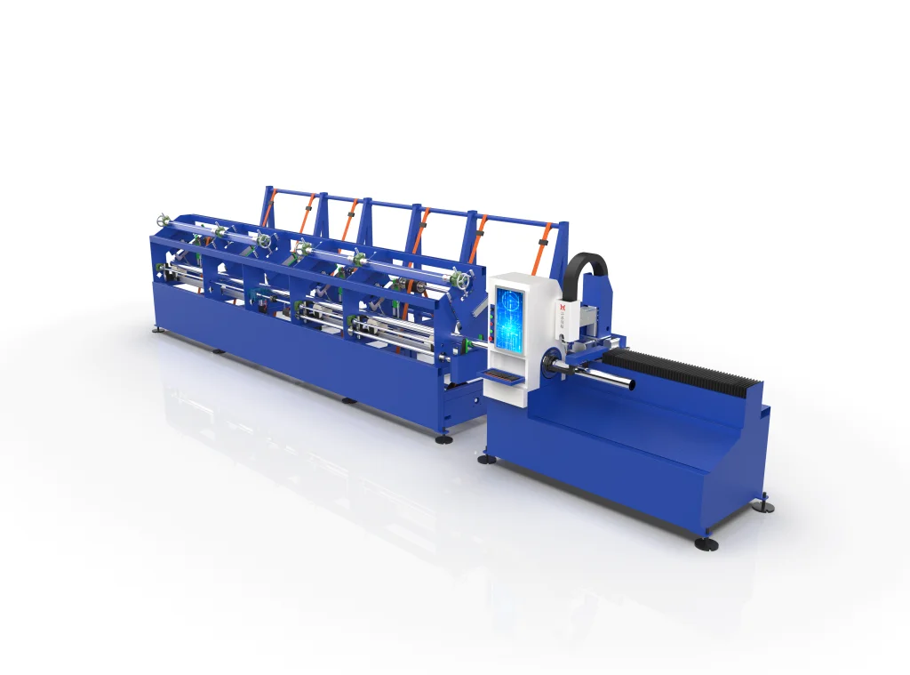 pulling laser tube cutting machine
